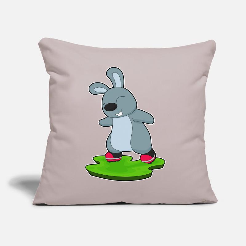 Hase Rollers Rollers Coussin et housse de 45 x 45 cm