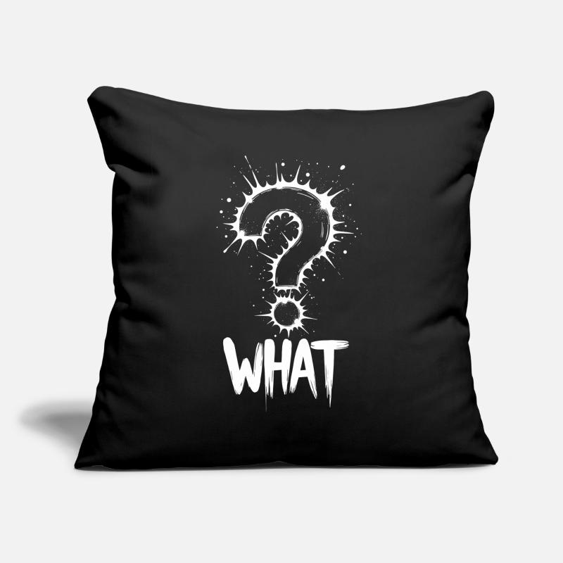 Quel point d’interrogation Splash Coussin et housse de 45 x 45 cm