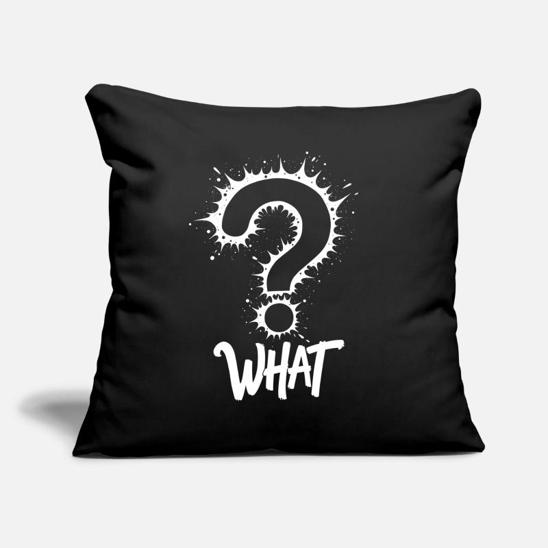 Quel point d’interrogation Splash Coussin et housse de 45 x 45 cm