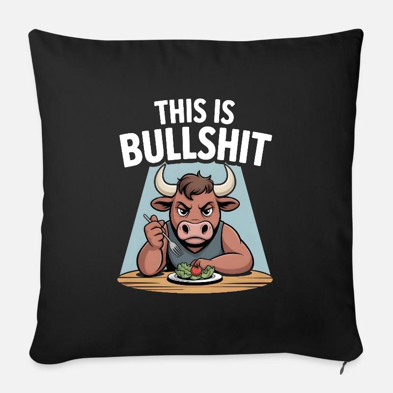 Das ist Bullshit Salad Edition - Sofakissen mit Füllung 45 x 45 cm - Schwarz