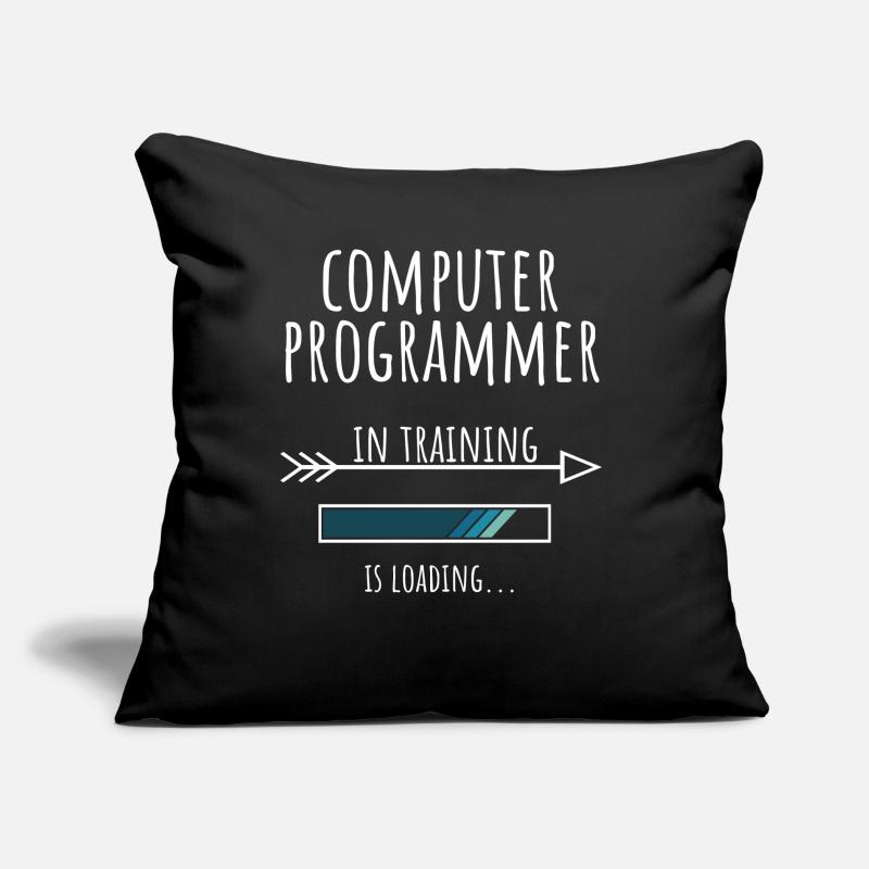 Geschenk Beruf Ausbildung Computerprogrammierer Sofakissen mit Füllung 45 x 45 cm