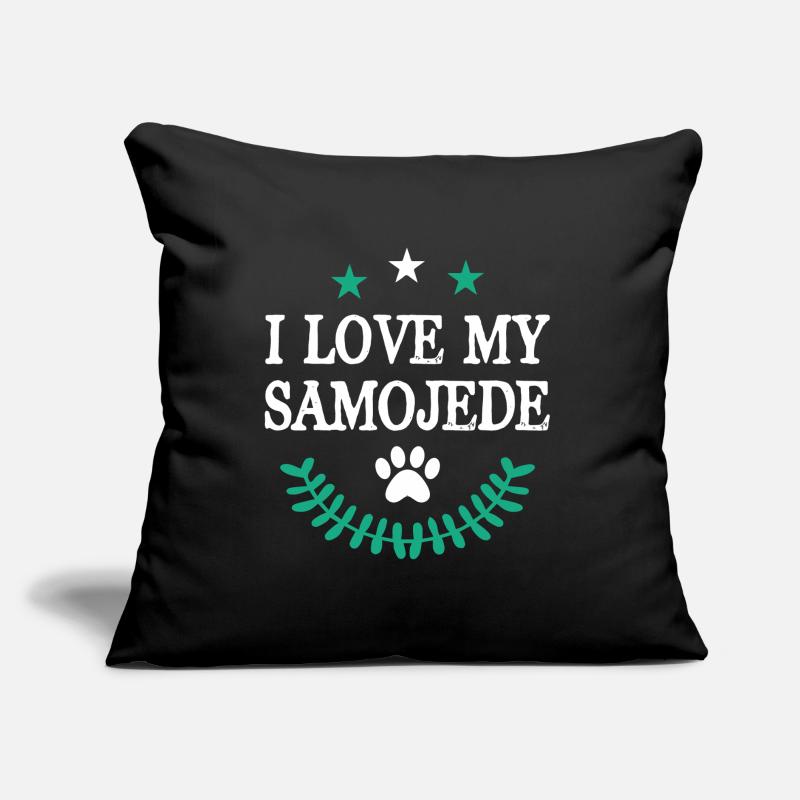 Samoyed Sofa pillow with filling 45cm x 45cm