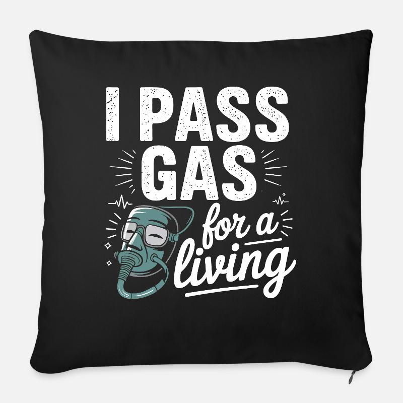 Grafica motivante per infermieri - Cuscino da divano 45 x 45 cm con riempimento - nero