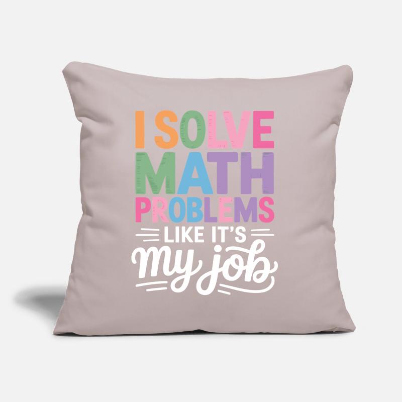 I Solve Math Problems Like a Pro - Sofa pillow with filling 45cm x 45cm