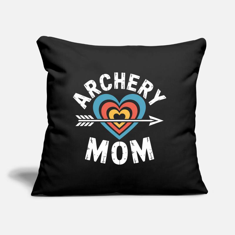 Bogenschießen Spruch Mutter Bogenschießen Geschenk Sofakissen mit Füllung 45 x 45 cm