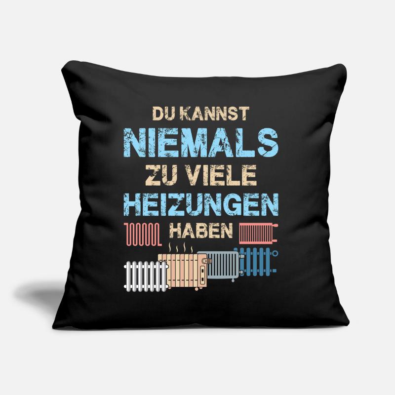 Heating Engineer Heating Construction Plumber Plumber Sofa pillow with filling 45cm x 45cm