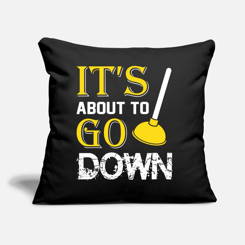 Heating Engineer Heating Construction Plumber Plumber Sofa pillow with filling 45cm x 45cm