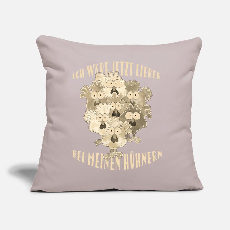 Dicton de poulets Coussin et housse de 45 x 45 cm