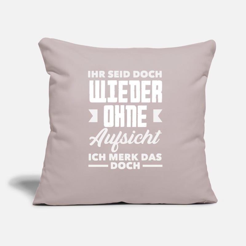 Again without supervision – sarcasm Sofa pillow with filling 45cm x 45cm