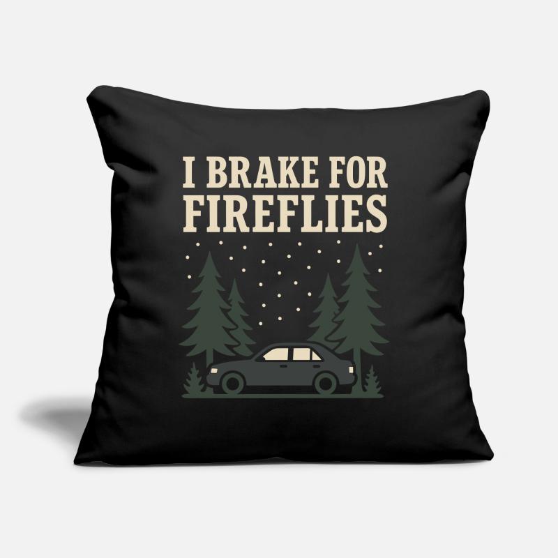 Firefly Summer Night Glow Bug Nostalgic Sofa pillow with filling 45cm x 45cm