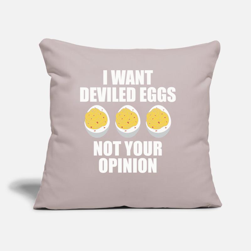 stuffed eggs Sofa pillow with filling 45cm x 45cm