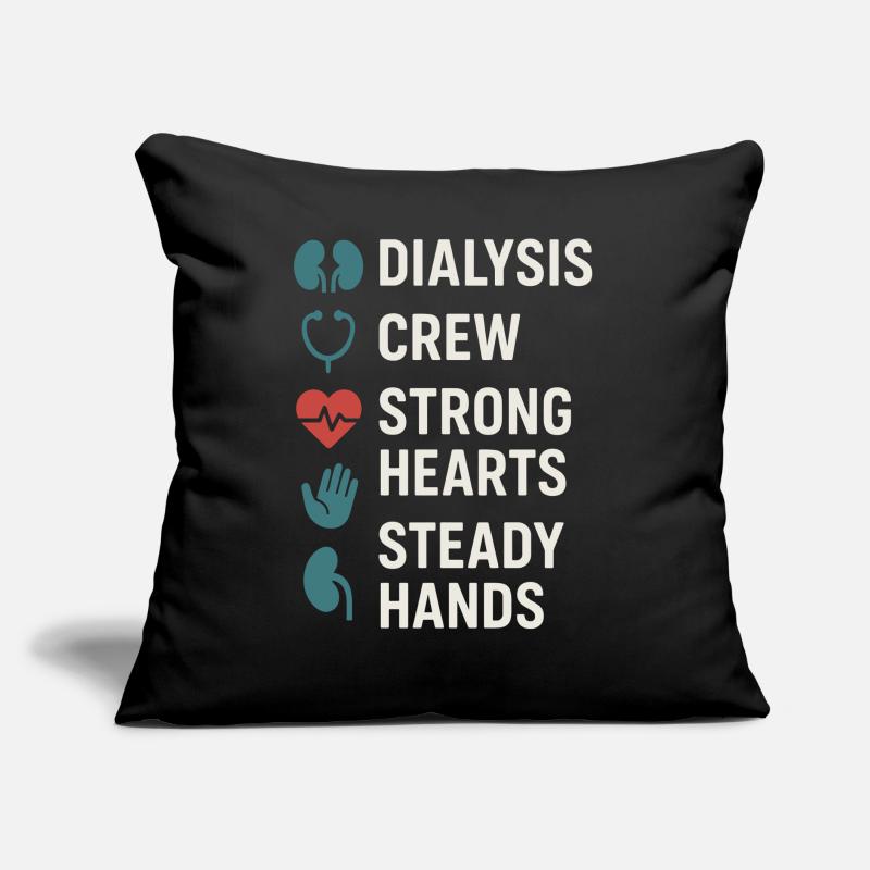 Dialyse Schwester Tech Nierenpflege Nephrologie Sofakissen mit Füllung 45 x 45 cm