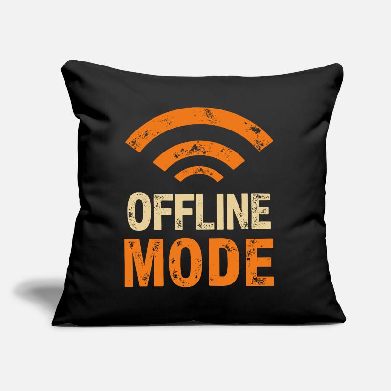 Finally in the dead zone – offline mode Sofa pillow with filling 45cm x 45cm