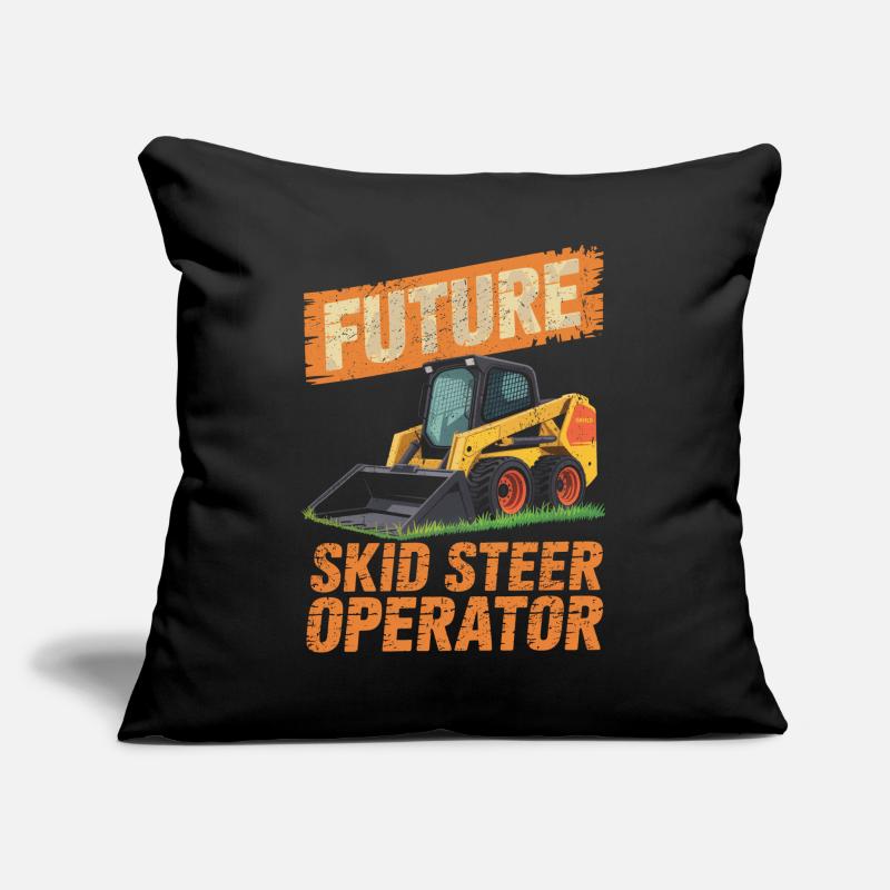 Kompaktlader Skid Steer Operator Sofakissen mit Füllung 45 x 45 cm