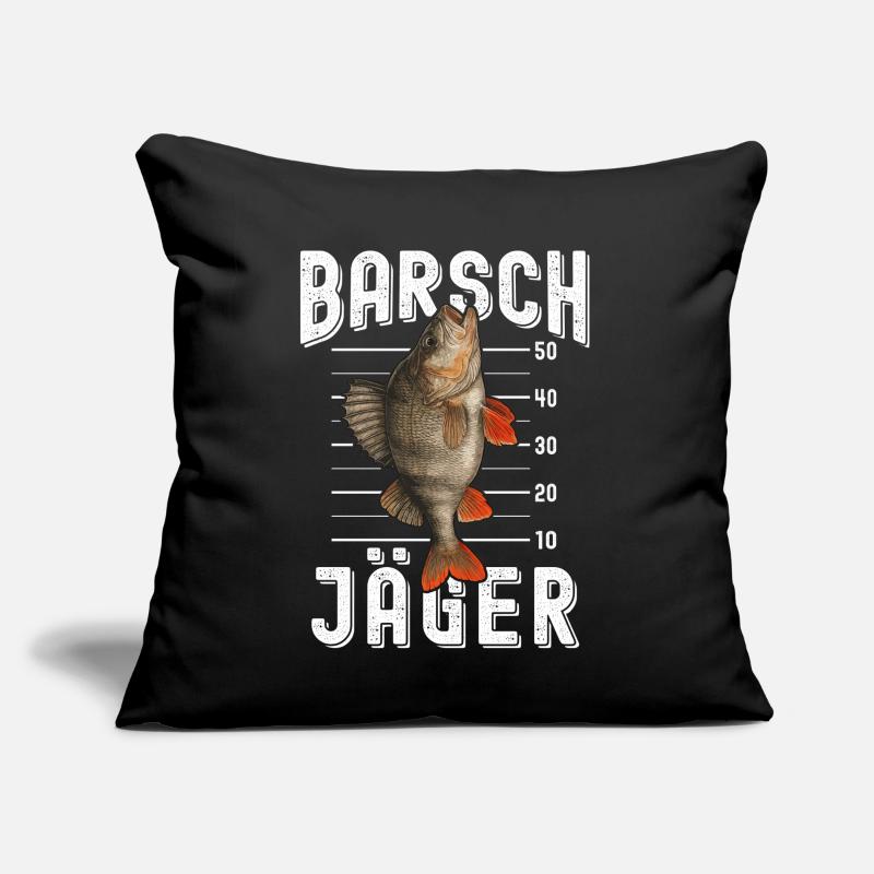 Perche Chasseur Perche Pêche Perche Pêche Perche Coussin et housse de 45 x 45 cm