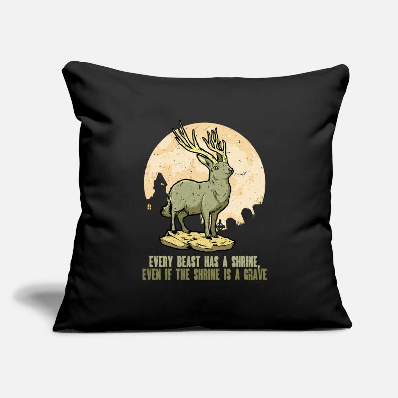 Jackalope Mythological Creatures Sofa pillow with filling 45cm x 45cm