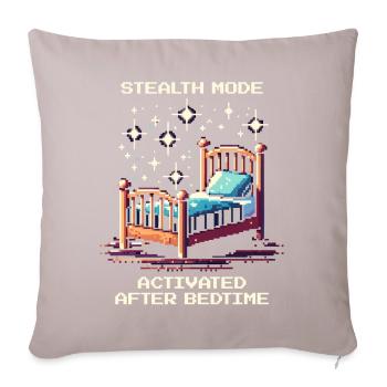 Stealth mode: after bedtime | Parents - Sofa pillow with filling 45cm x 45cm - light taupe - Front