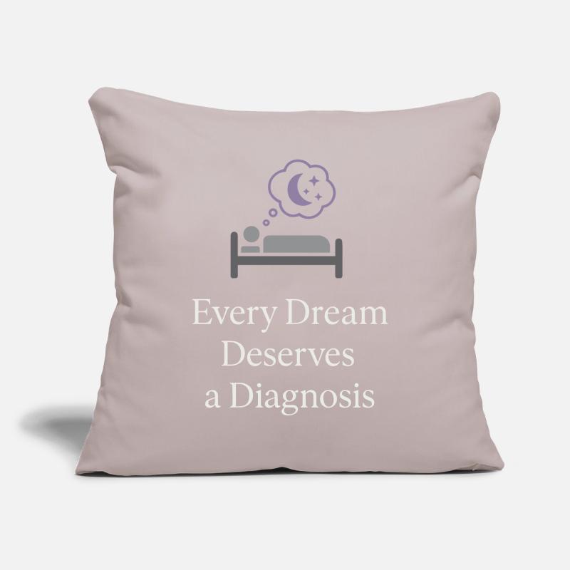 Technologue du sommeil, technicien polysomnographique, Rpsgt Coussin et housse de 45 x 45 cm