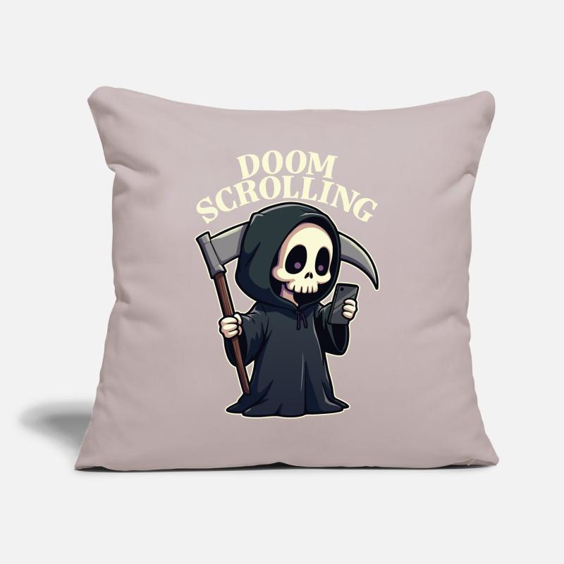 Doom Scrolling Sofa pillow with filling 45cm x 45cm