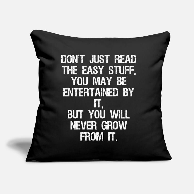 don't just read the easy stuff you may be enter Sofa pillow with filling 45cm x 45cm