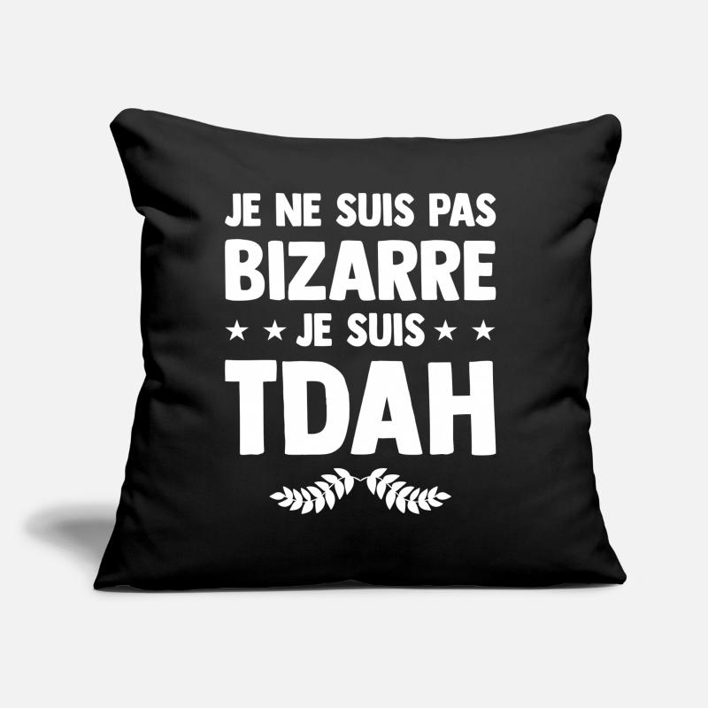 I am ADHD - Hyperactive Hyperactivity Humor Sofa pillow with filling 45cm x 45cm