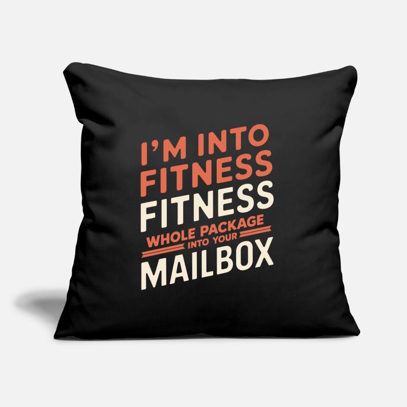 Je suis dans la forme physique Bureau de poste Postier Facteur Coussin et housse de 45 x 45 cm