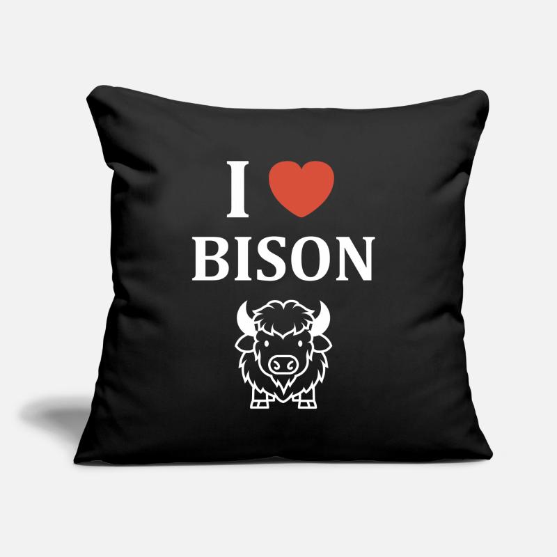 bison Sofa pillow with filling 45cm x 45cm
