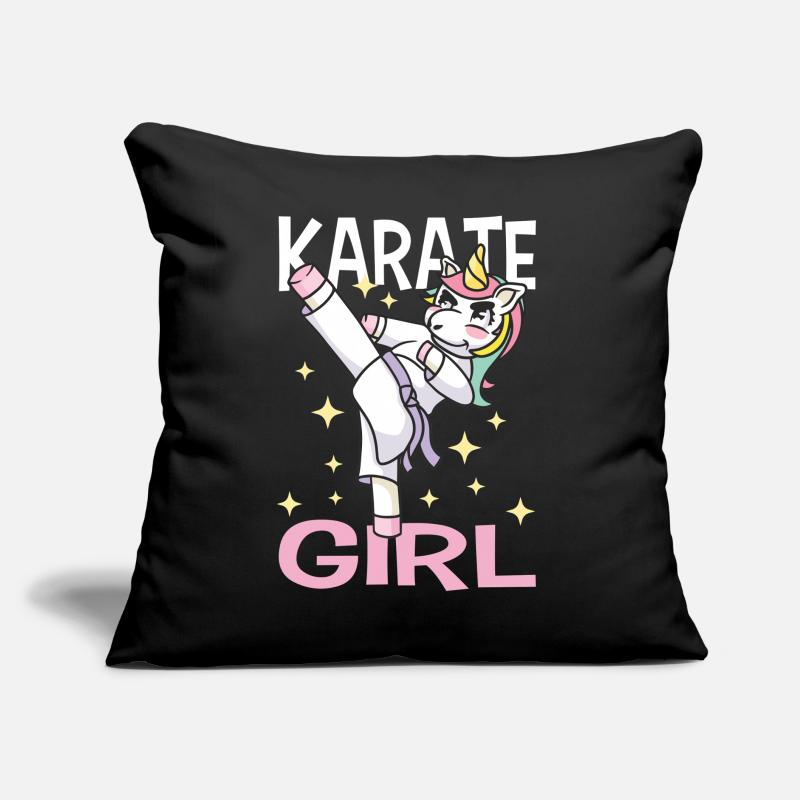 Karate Training Geschenke Karatetraining Sofakissen mit Füllung 45 x 45 cm