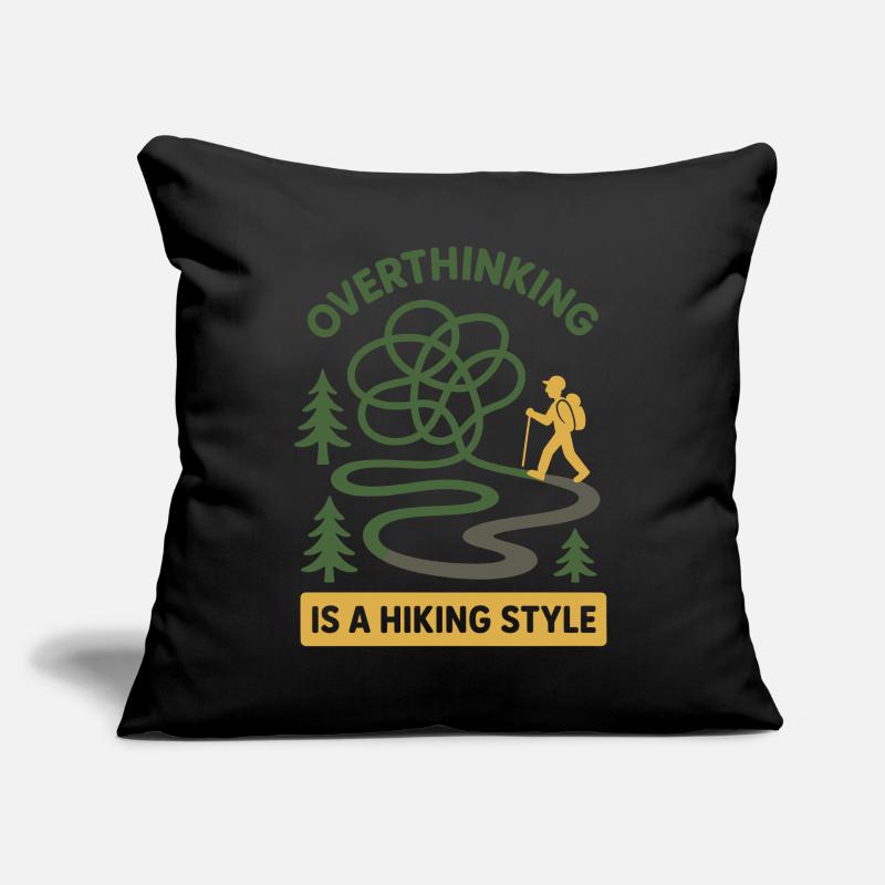Remise à zéro mentale, Forest Walk Overthinker Coussin et housse de 45 x 45 cm