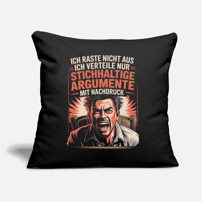 Convincing arguments emphatically Sofa pillow with filling 45cm x 45cm