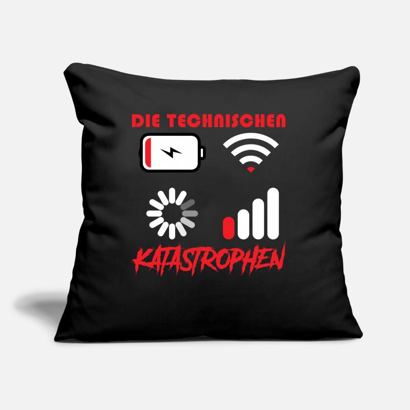 Computer THE TECHNICAL DISASTERS FUNNY Sofa pillow with filling 45cm x 45cm