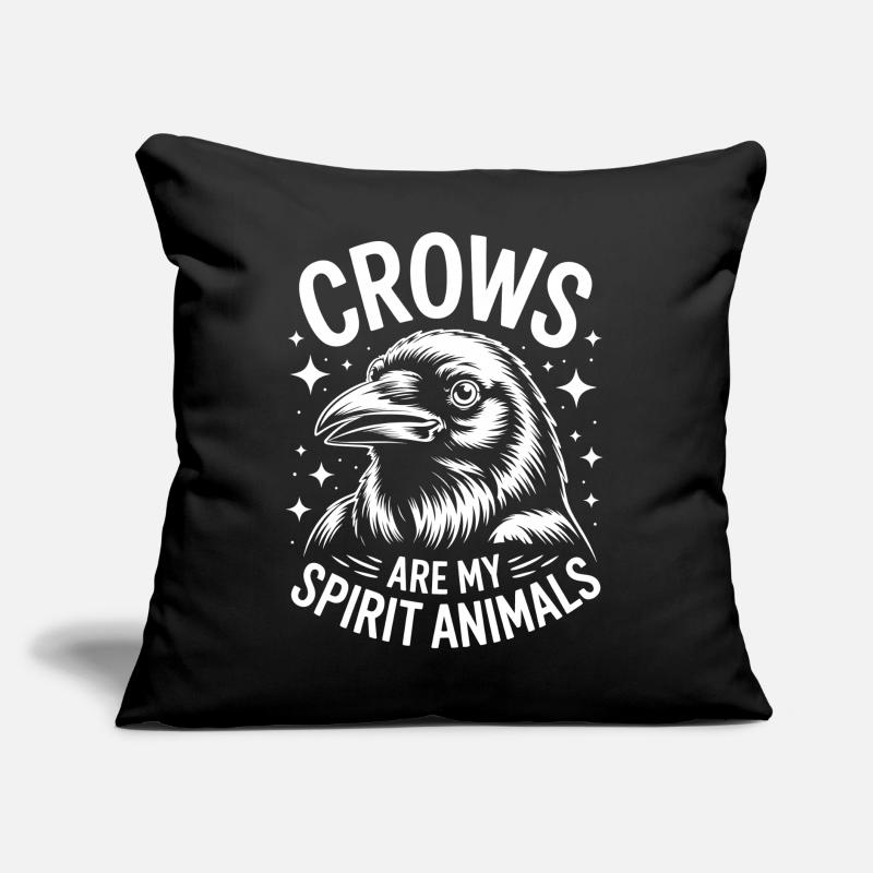 Crows Saying Crow Funny Crow Gift Sofa pillow with filling 45cm x 45cm