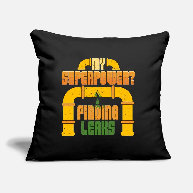 Pipelayer Pipeline Builder Finding Leaks Sofa pillow with filling 45cm x 45cm