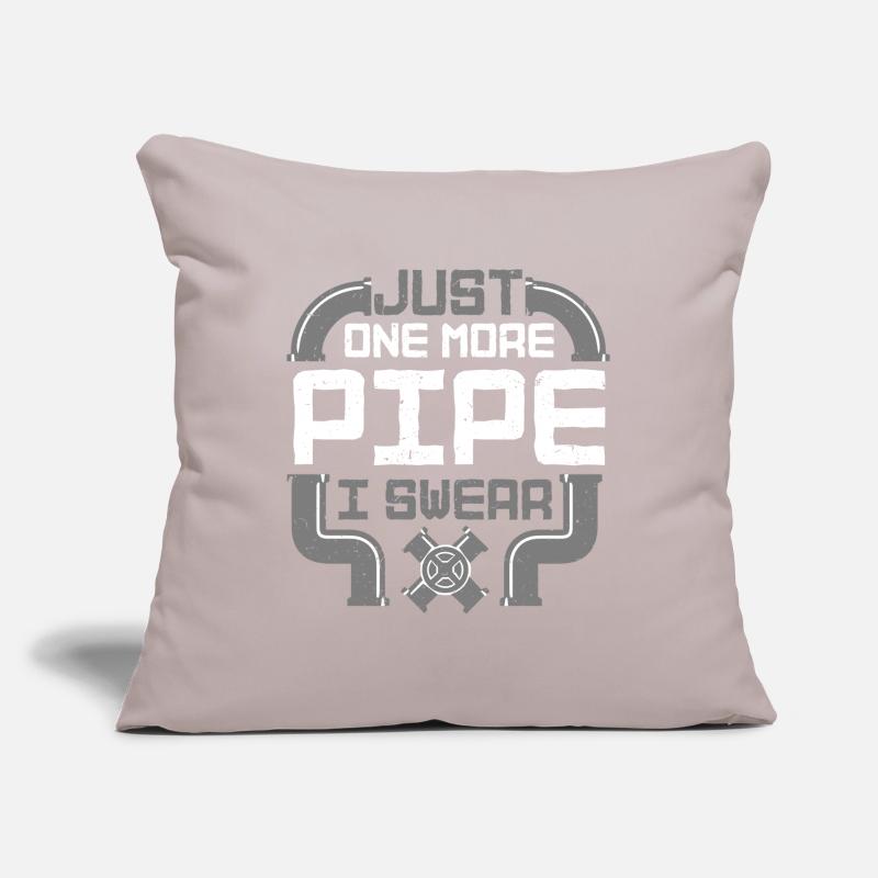 Pipe Layer Pipeline Builder Sofa pillow with filling 45cm x 45cm