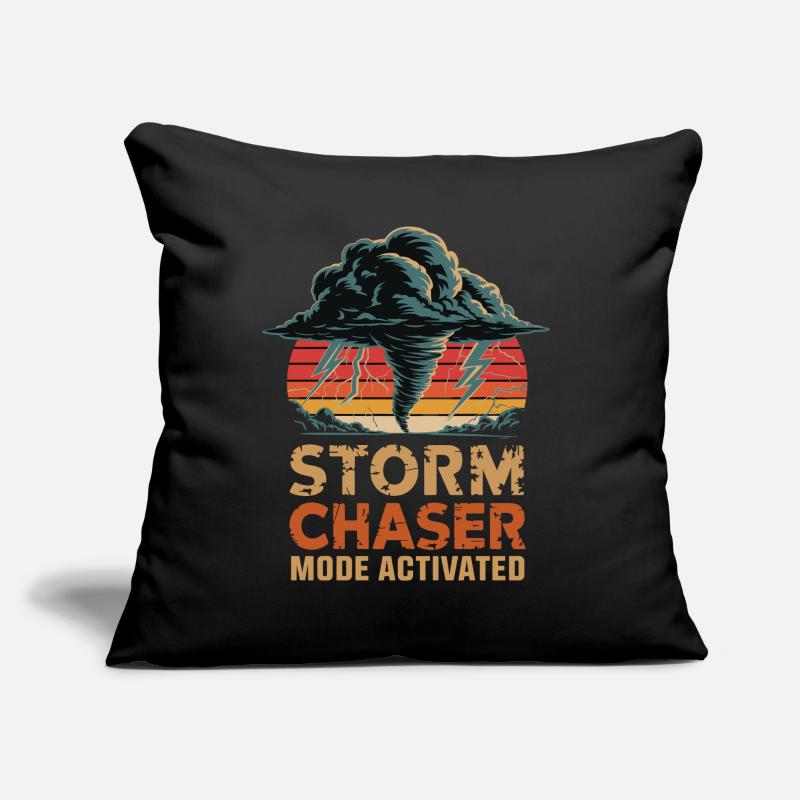Mode Chasseur de Tempête activé Tornade Sturmjäger Coussin et housse de 45 x 45 cm