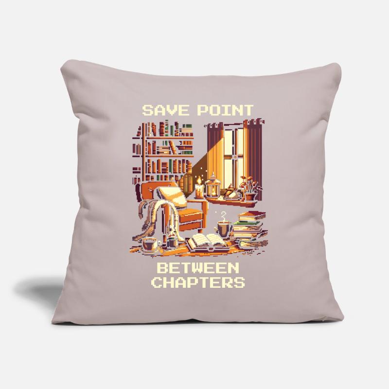 Savepoint Between Chapters | Reading pause reading Sofa pillow with filling 45cm x 45cm
