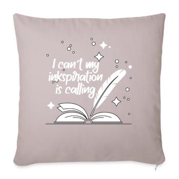 Poésie Slam Ink Stimulation Slam Poésie - Coussin et housse de 45 x 45 cm - taupe clair - Devant
