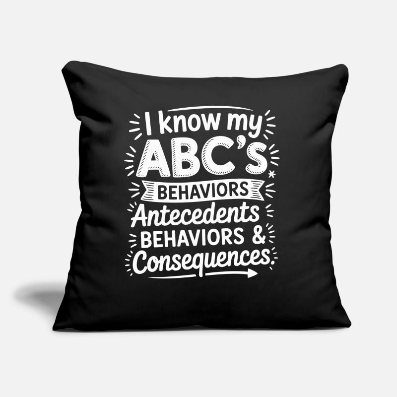 ABC behavior: antecedent and consequences Sofa pillow with filling 45cm x 45cm