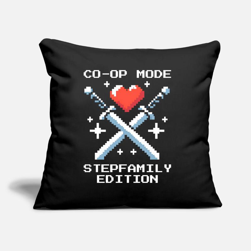 Co-Op Mode: Stepfamily Edition | Patchwork Sofa pillow with filling 45cm x 45cm