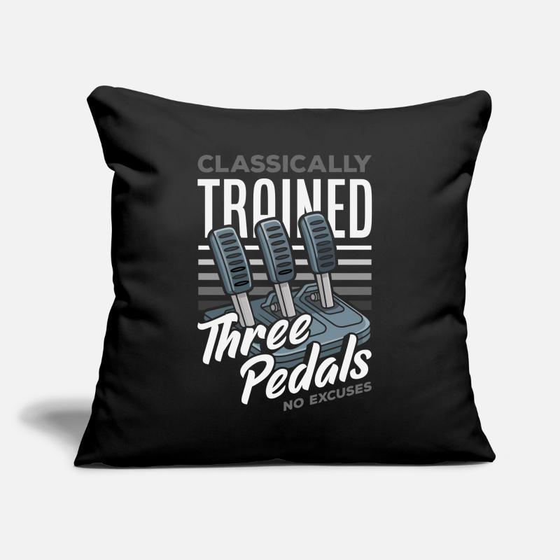 Manual car, classically trained Sofa pillow with filling 45cm x 45cm