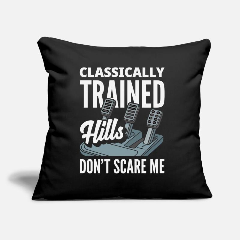 Manual car, classically trained Sofa pillow with filling 45cm x 45cm