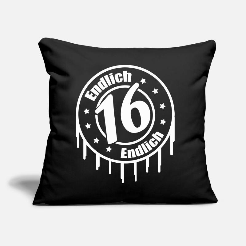 Finally 16 Birthday Sofa pillow with filling 45cm x 45cm