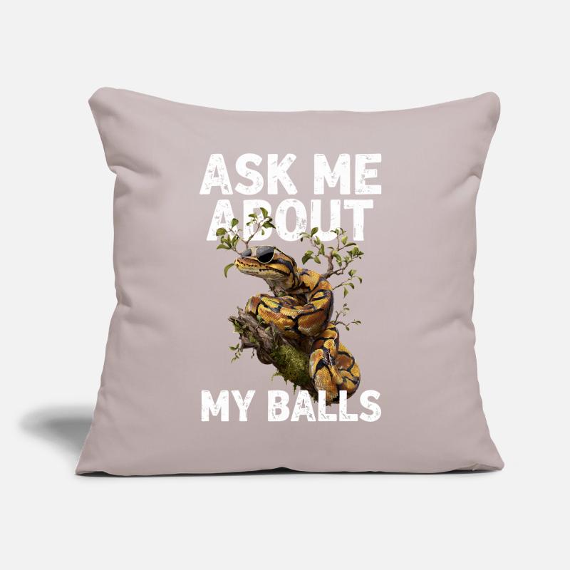 Python roi Serpents Amateurs de terrarium Python Coussin et housse de 45 x 45 cm
