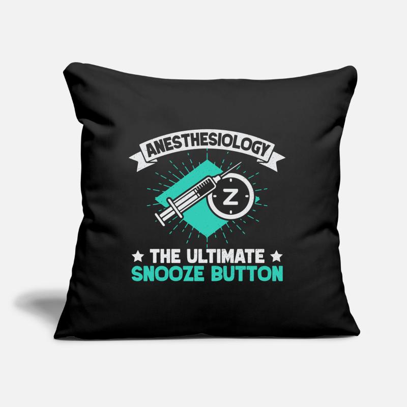 Anesthesiologist Snooze Button Anesthesia Sofakissen mit Füllung 45 x 45 cm