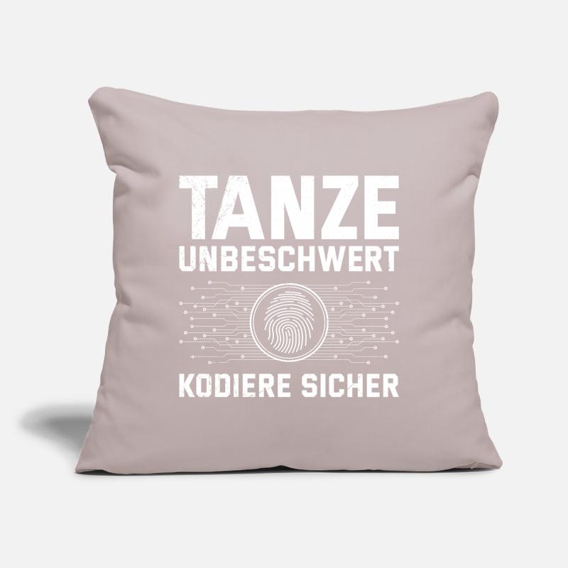 Codeur scientifique DANSE SANS SOUCI, CODE EN TOUTE SÉCURITÉ Coussin et housse de 45 x 45 cm