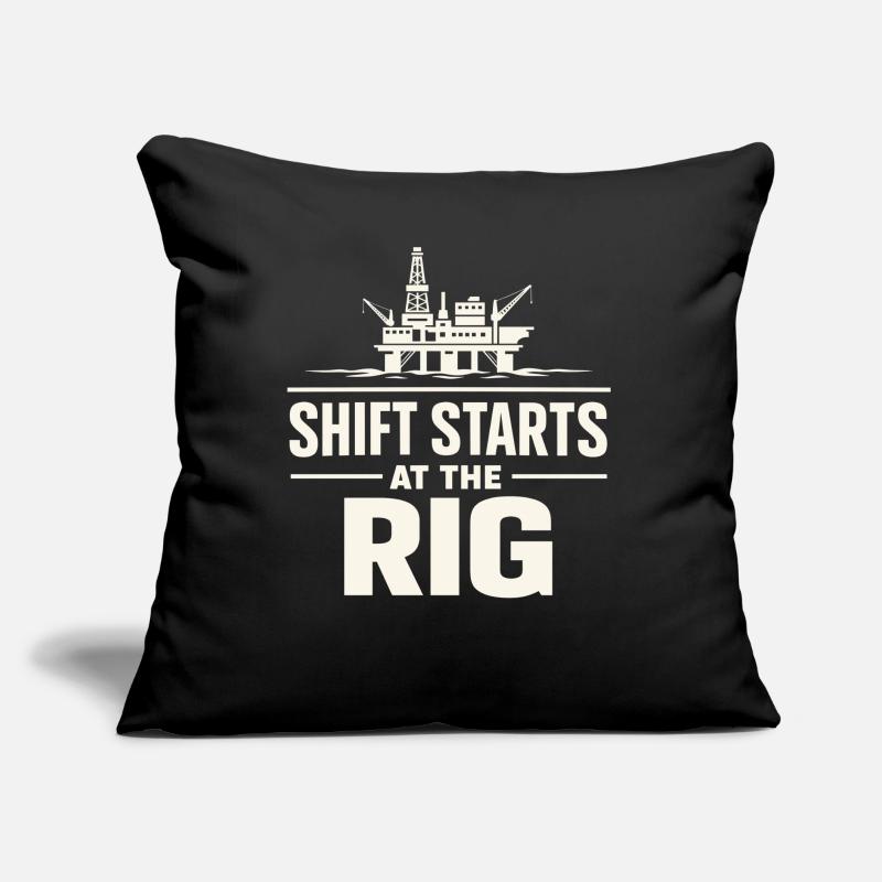 Offshore Drill Rig Drill Bit Drilling Floor Offshore Sofa pillow with filling 45cm x 45cm