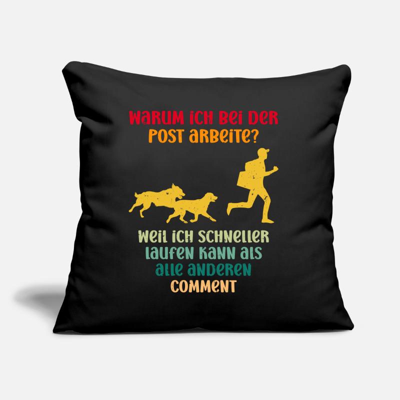 WHY DO I WORK AT THE POS? BECAUSE I Sofa pillow with filling 45cm x 45cm