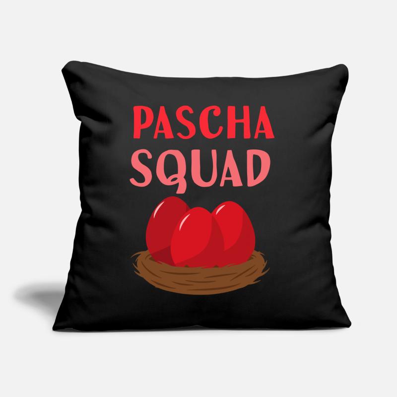 Greek Easter Pascha Squad Orthodox Easter Sofa pillow with filling 45cm x 45cm