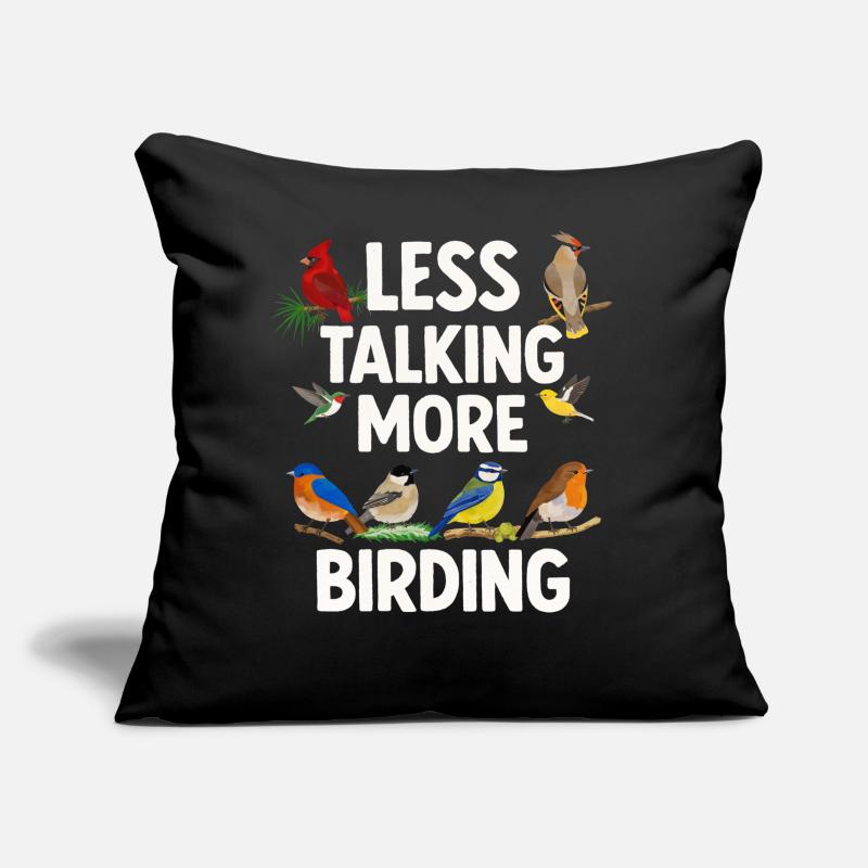 Bird Watching Birding Bird Watcher Vogel-Nerd Sofakissen mit Füllung 45 x 45 cm
