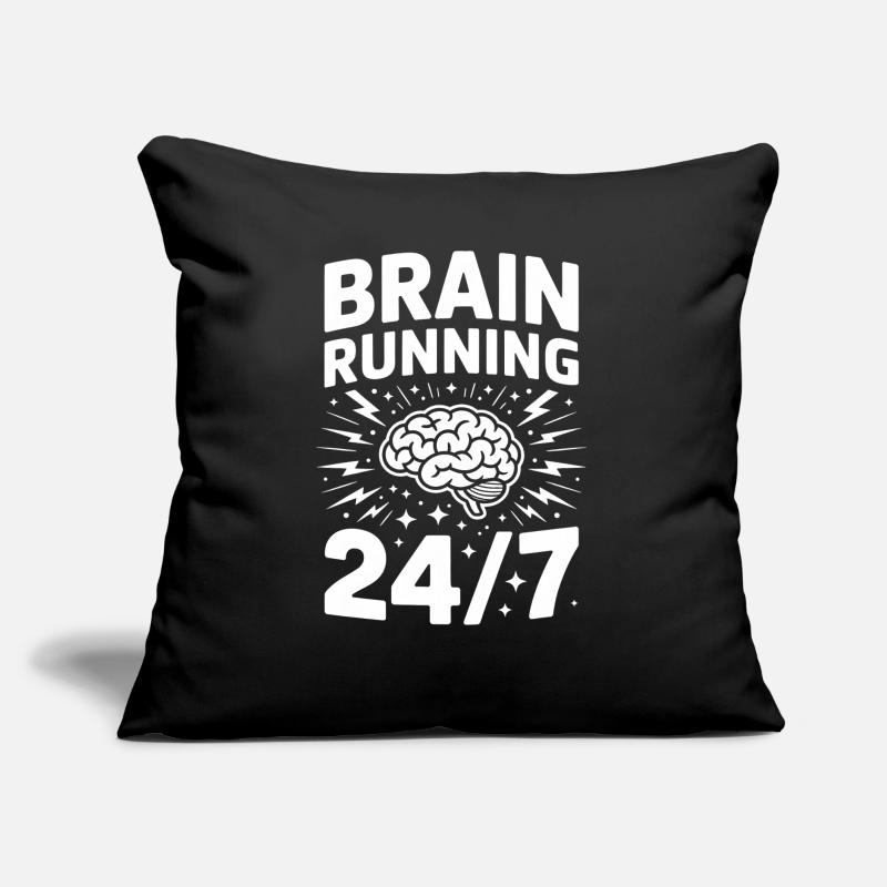 Brain Running ADHD Chaos Sofa pillow with filling 45cm x 45cm